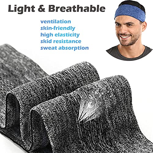 CÉLLOT 12-Pack Breathable Athletic Sweat Headbands for Sports & Yoga - Unisex, Moisture-Wicking, Non-Slip Fitness Headbands