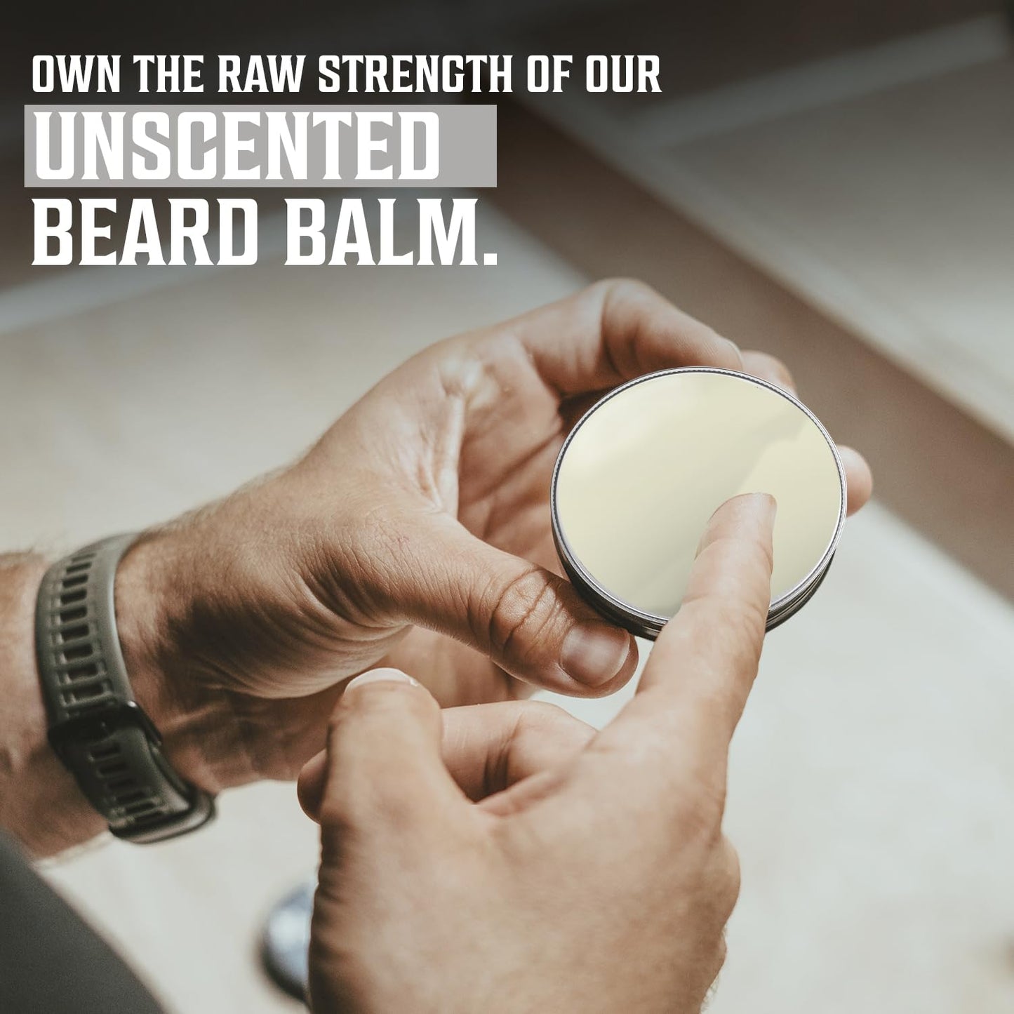 Viking Revolution Unscented Beard Balm for Men – Moisturizing & Softening Beard Butter with Argan Oil, Jojoba Oil, Shea Butter & Beeswax – Styling Balm and Grooming Gift for Men (2 Pack, 2oz Each)