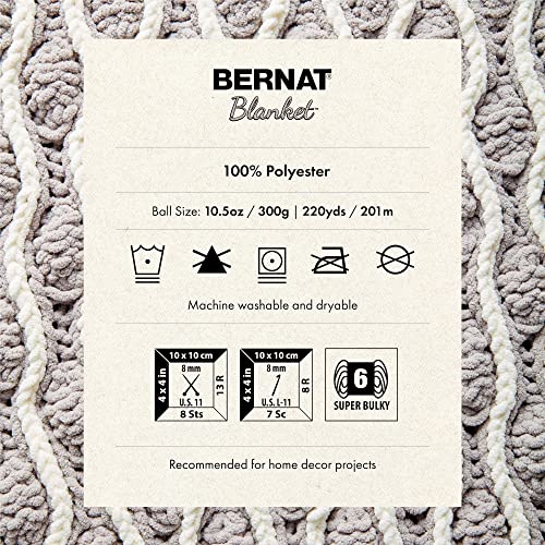 Bernat Blanket Yarn - Plum Fields, Soft Chenille Yarn, 300g