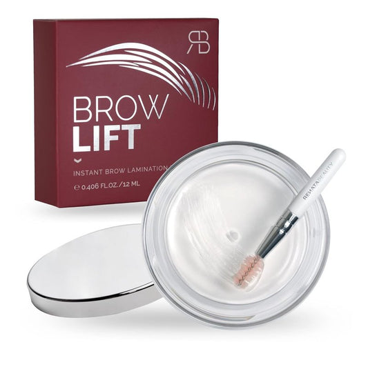Brow Lift Wax - Clear Brow Wax for Instant Lamination & All-Day Hold | Flake-Free, 0.406 fl oz (12 mL)