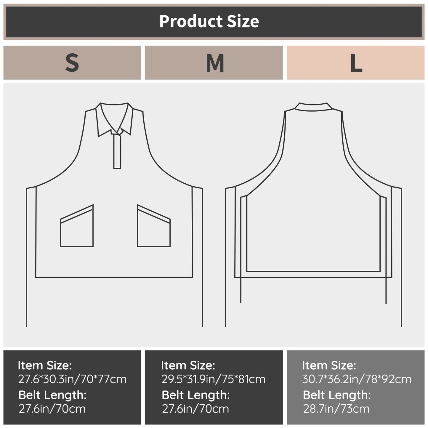 Segbeauty Hair Stylist Vest, Barber Vest Hairdresser Sleeveless Apron with 2 Pocket for Women, Adjustable V-neck Cosmetology Salon Apron Pet Groomer Gown SPA Uniforms Protective Work Clothes Large