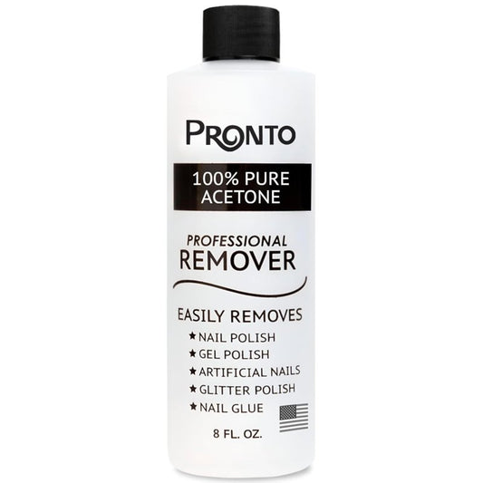 Acetone Gel Nail Polish Remover - Effective Gel & Acrylic Removal | 8 Fl Oz