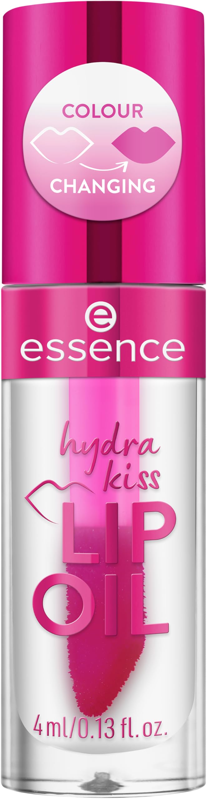 essence | Hydra Kiss Lip Oil |Intense Hydration & Glossy Finish | Infused with Hyaluronic Acid, Vitamin E & Jojoba Oil | Vegan & Cruelty Free (06 | Cranberry Is Back)
