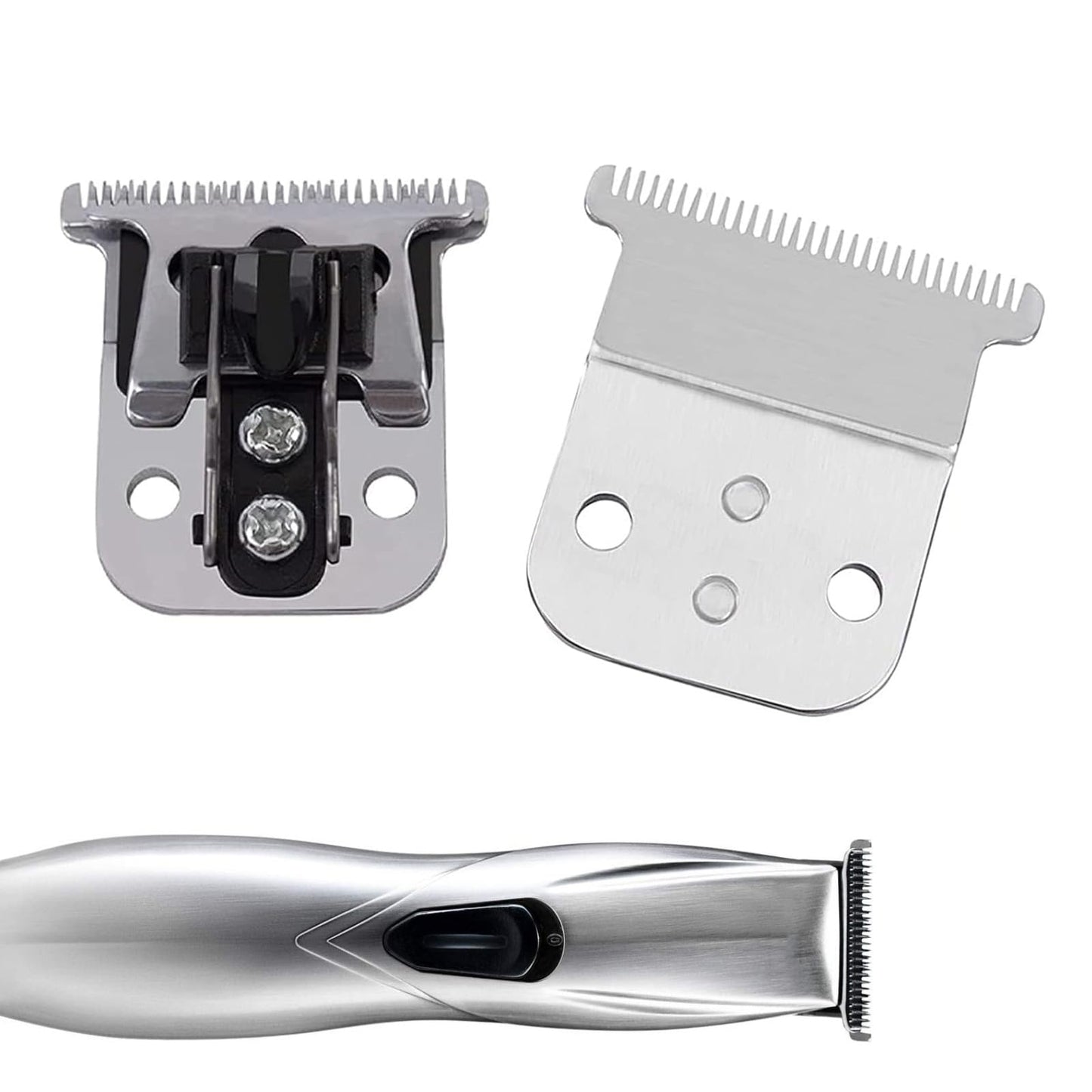 maxeylead Replacement Blade Compatible with Model D-8/7 Slim-Line Pro-Li Cord/Cordless Trimmer Hair Clipper Replacement Blades (Silver)