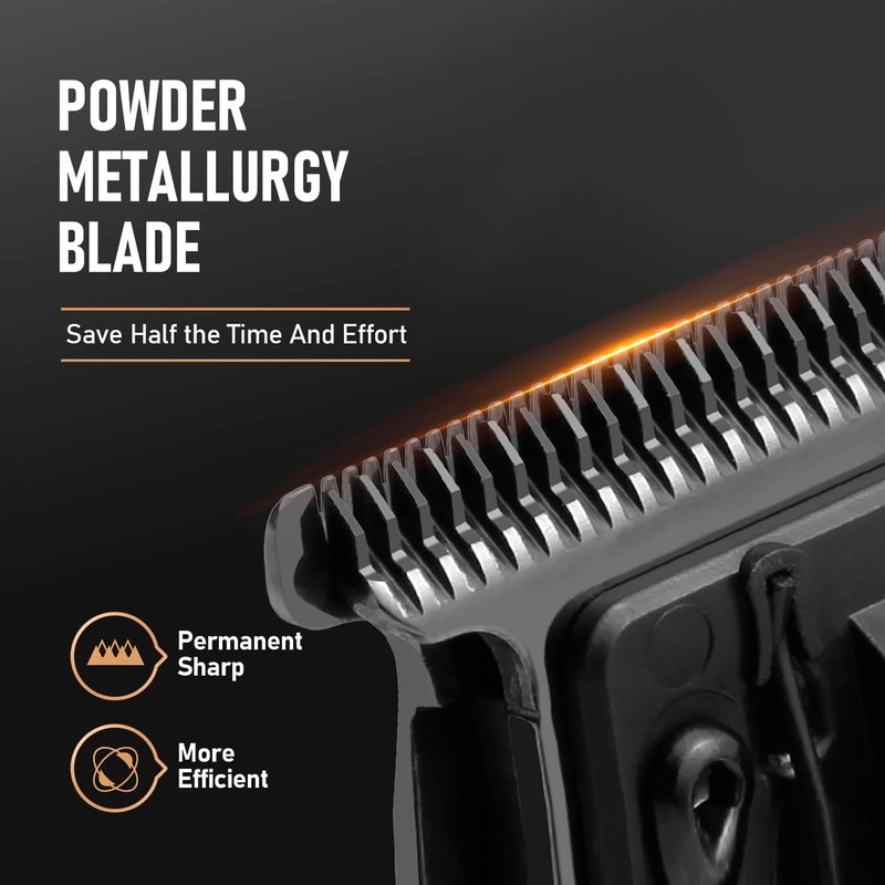 FX707Z Replacement Trimmer Blades compatible with BaByliss PRO PRO FX787 & FX726 Trimmer Trimmer Blade,DLC 2.0 Trimmer Blade (Golden-1PC)