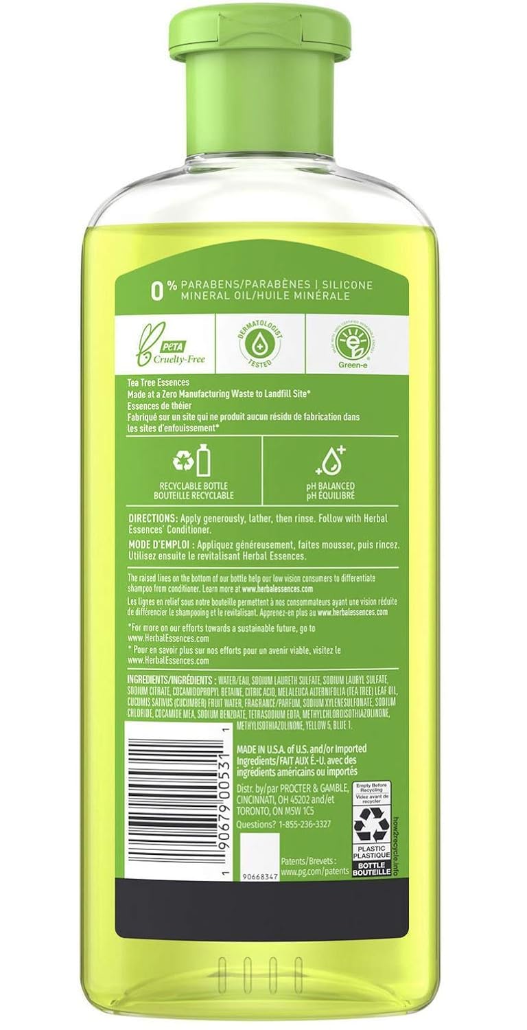 Herbal Essences Tea-Lightfully Clean Shampoo - Refreshing Formula | 11.7 oz