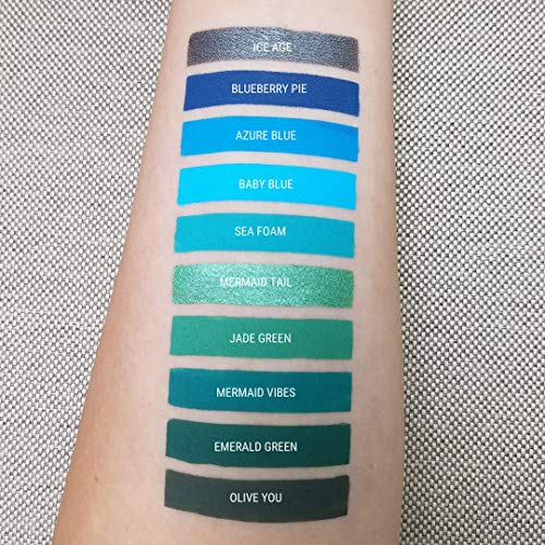 Aromi Matte Liquid Lipstick - Azure Blue Long-Lasting Waterproof Lip Color