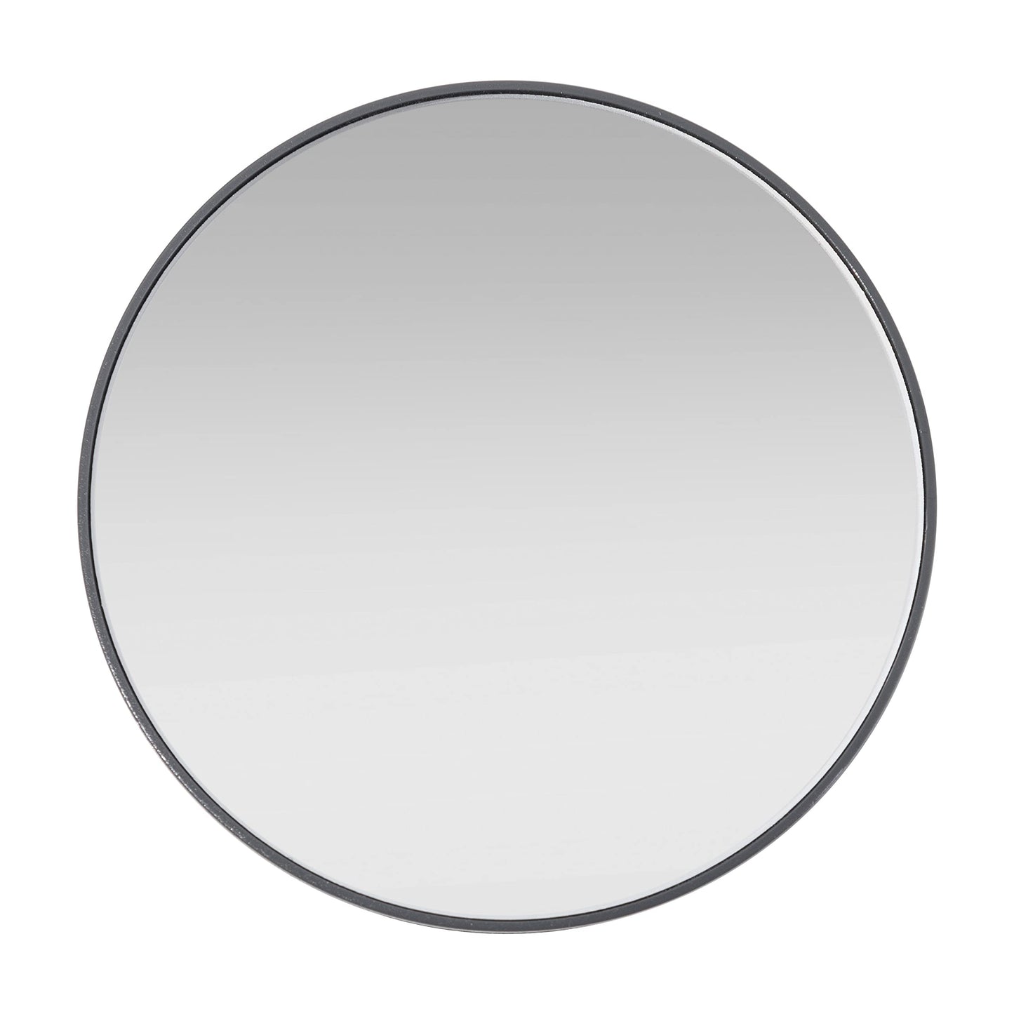 Zadro Compact Spot Mirror, Powerful 10X/15X or 20X Magnifications Travel Mirrors with Suction Cups, Mini Purse-Size Mirror-for-Makeup, Tweezing, and Grooming (10X Magnification, Gray)