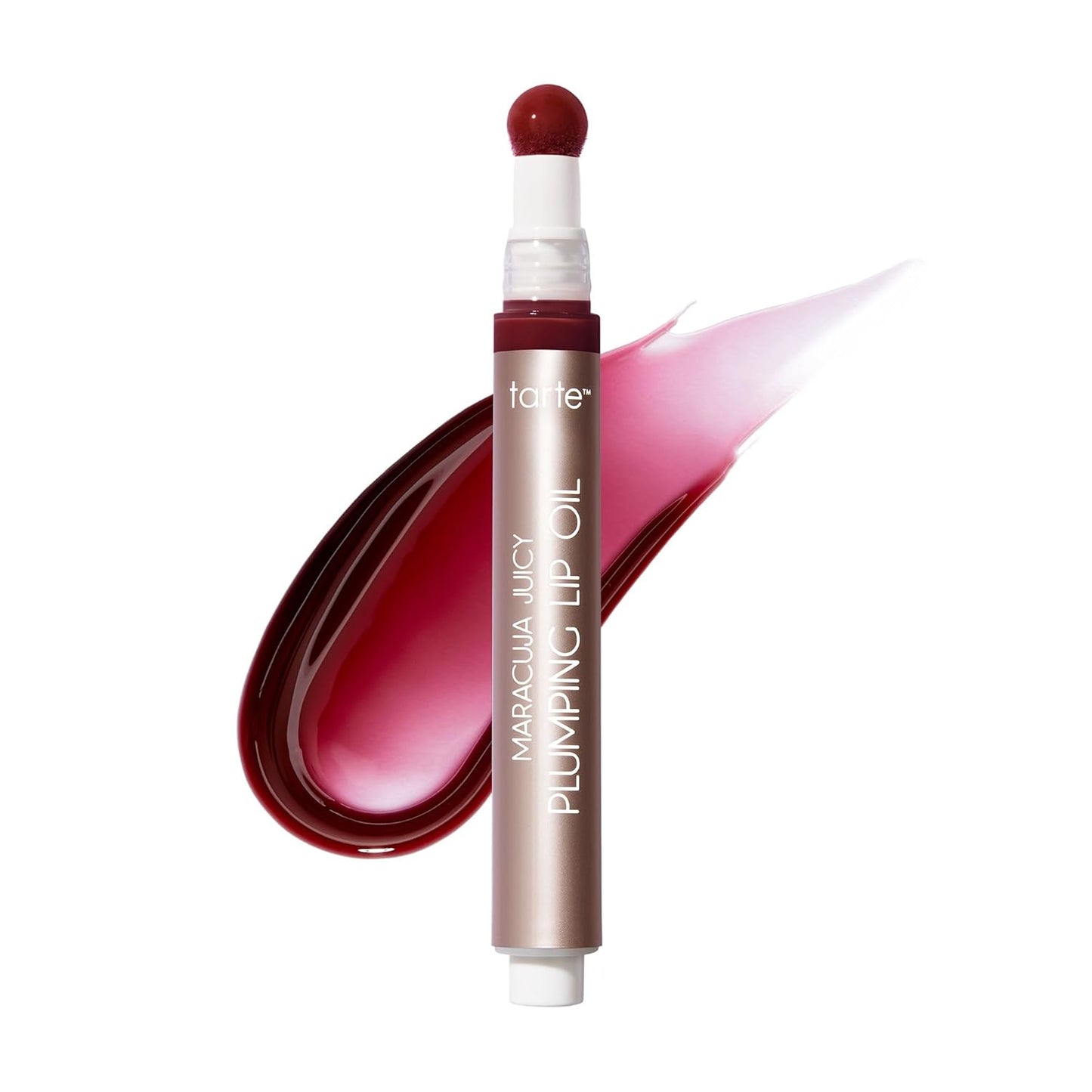Tarte Maracuja Juicy Plumping Lip Oil - Hydrating Lip Plumper with Hyaluronic Acid & Vitamin E | Vegan & Cruelty-Free