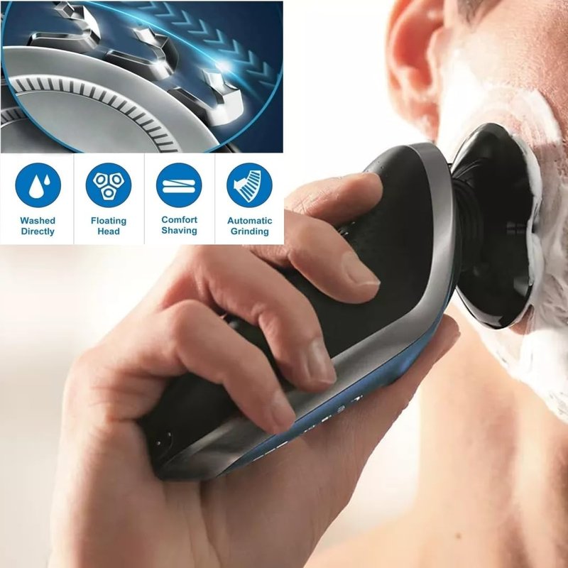 6000 Replacement Heads Compatible with Philips Norelco Mens Wet Dry Electric Shaver SH50 Series 6000 5000 S6011 S6015 S6840 S6550 S658