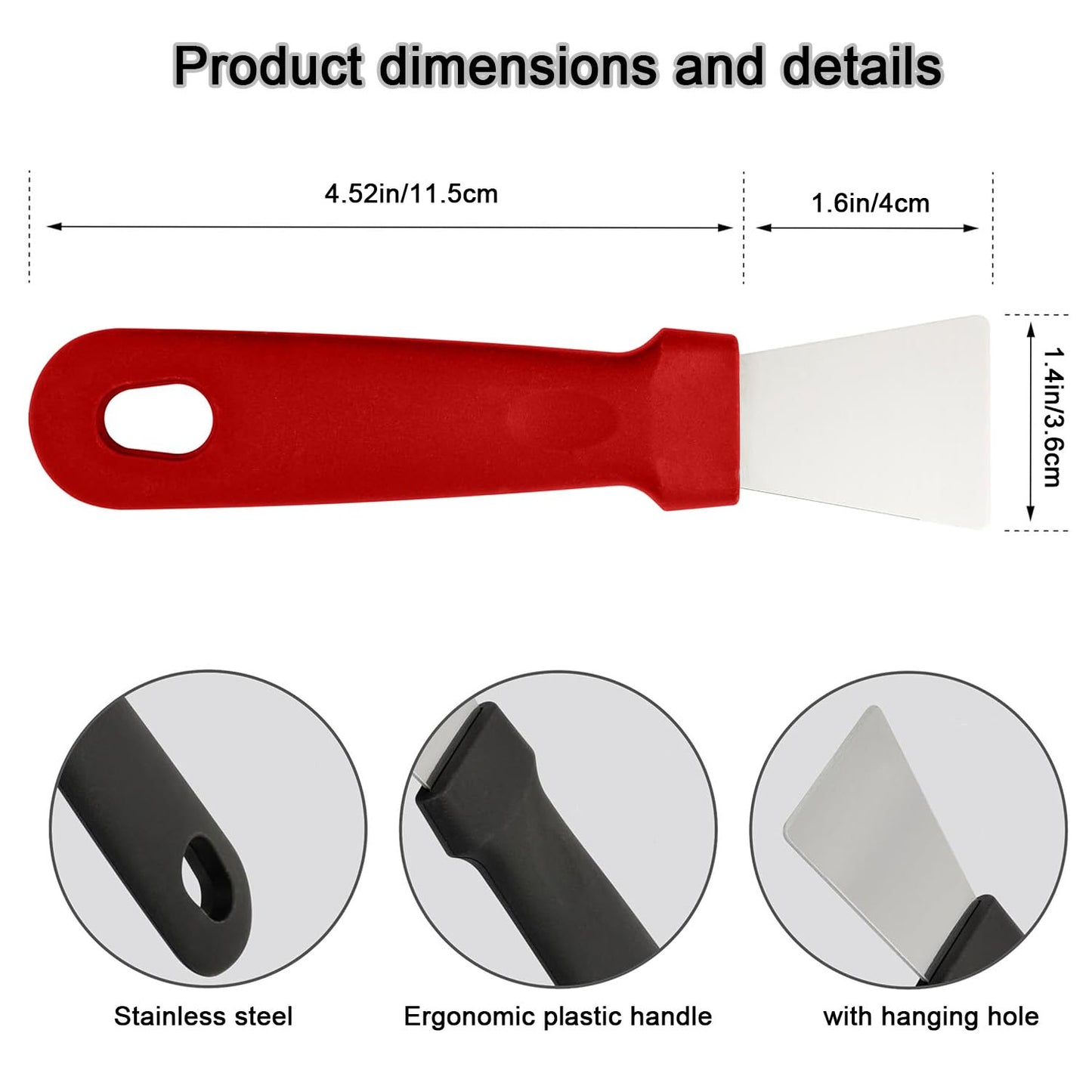 Crevice Cleaning Brush Set, Hard Bristle Cleaning Supplies for Kitchen, Bathroom, Corner, Grout, Sink 6pcs