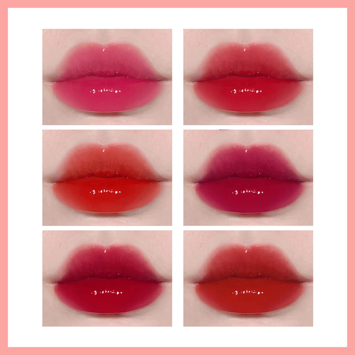 Lip Stain, 6 Colors Lip Tint Stain Mini Liquid Lipstick, Lip Stain Long Lasting Waterproof, Lip Gloss for Women, Makeup, Make Up, Makeup Set, Teen Girl Stuff, Cute Stuff, Maquillaje, High Pigment
