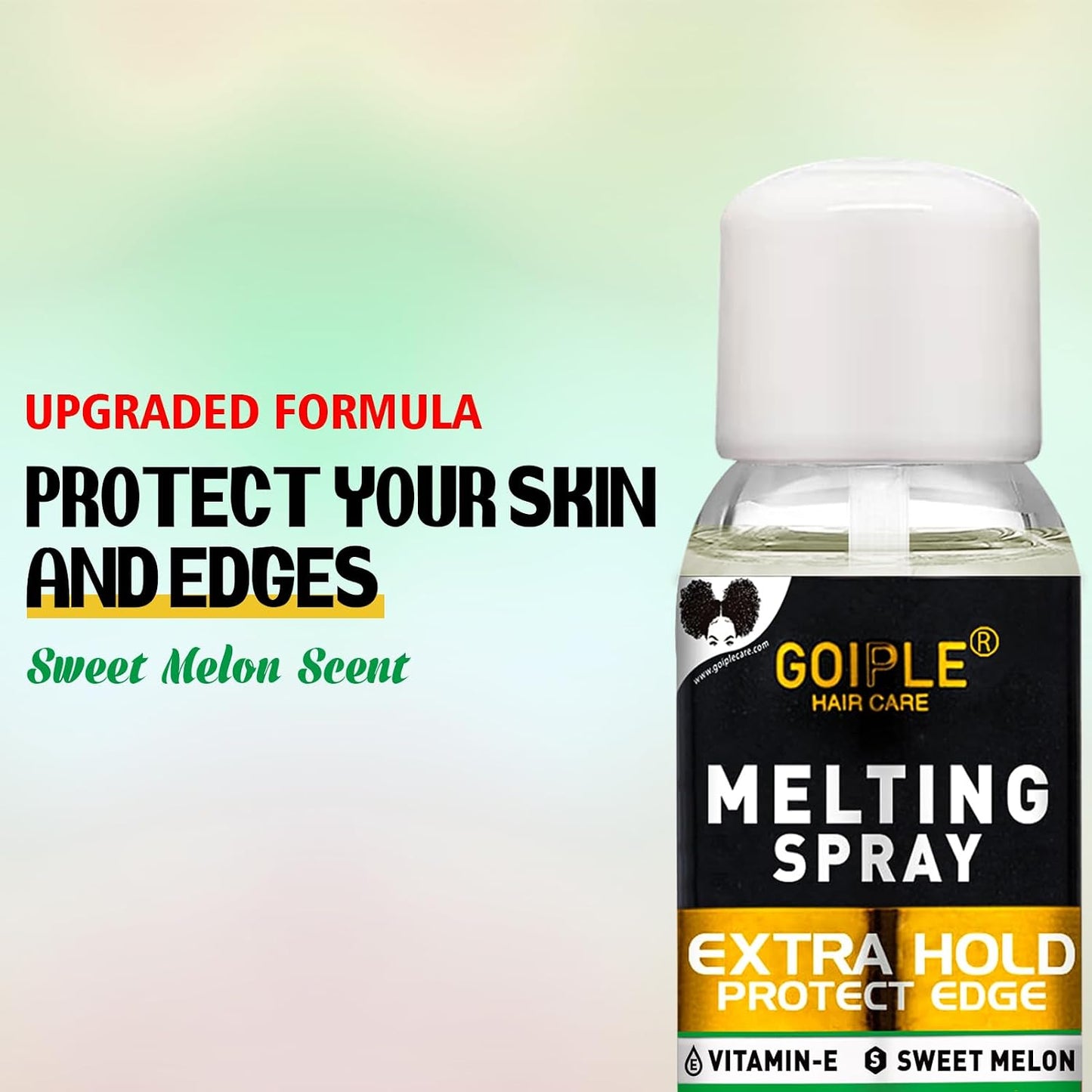 Lace Melting Spray | 3.4 fl oz Glue-Less Hair Adhesive for Wigs - Extra Hold for Closures & Extensions