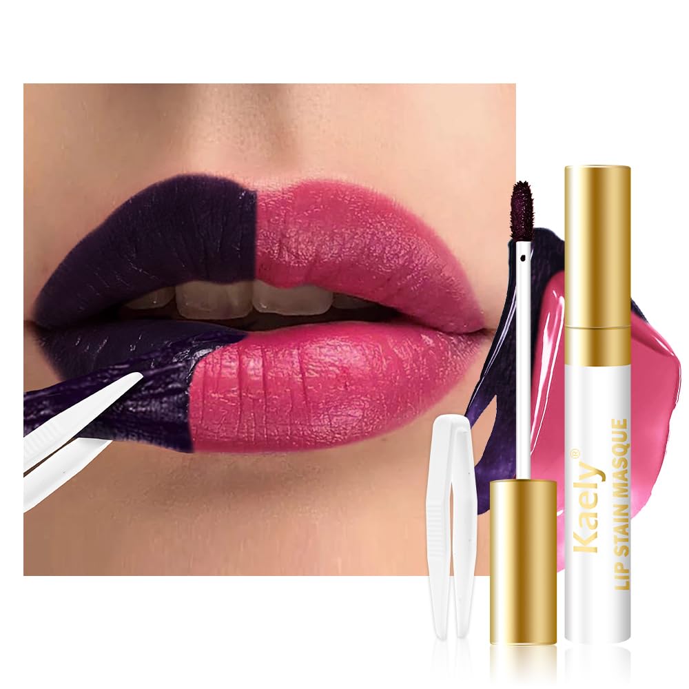 Toffee Rose Lip Stain Peel Off Masque - Long Lasting Waterproof Lip Tint | Matte Finish, Vegan, 02