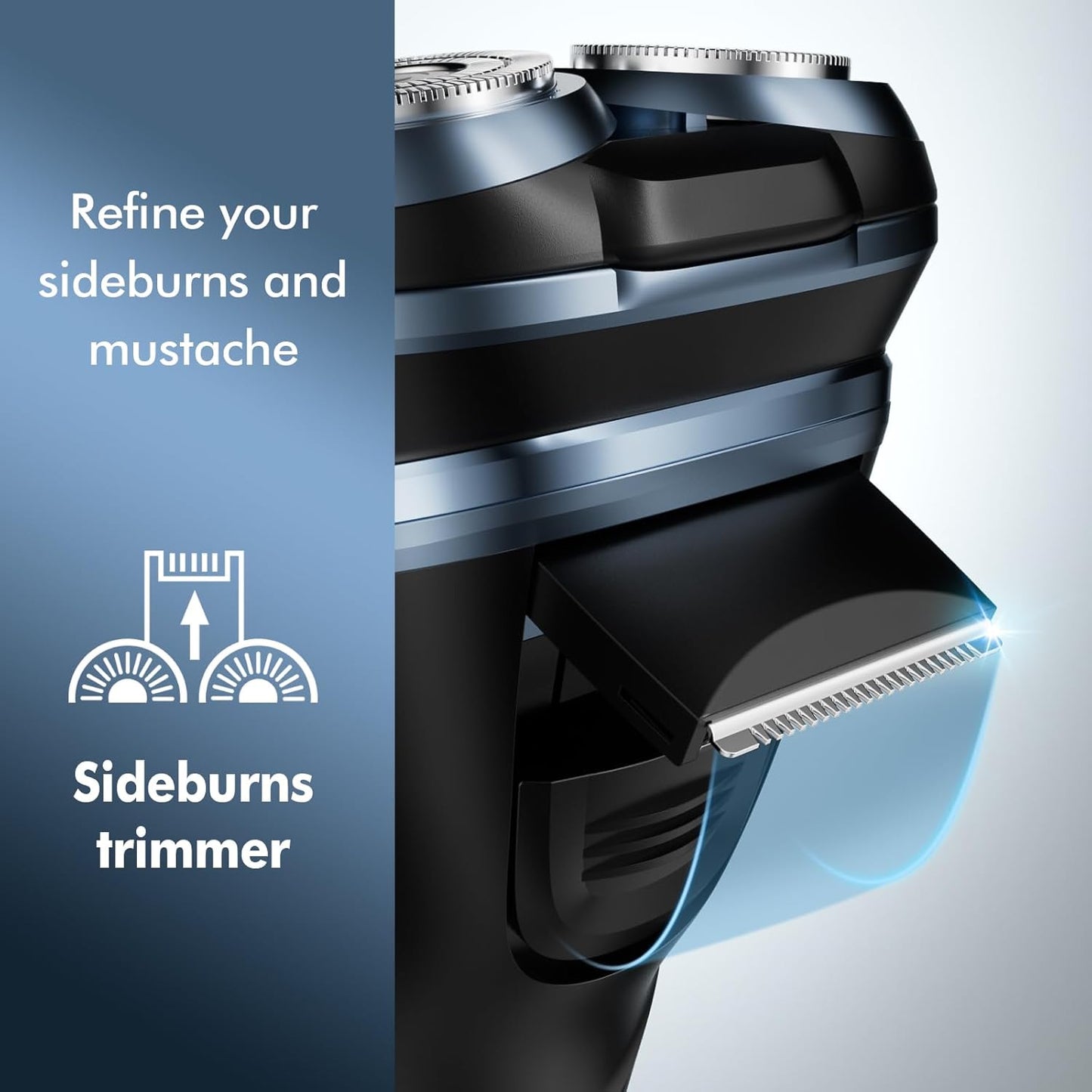 Travel Electric Razor for Men - 5D Floating Head Shaver for Smooth Shave | IPX7 Waterproof, USB-C Rechargeable, Stainless Steel Blades