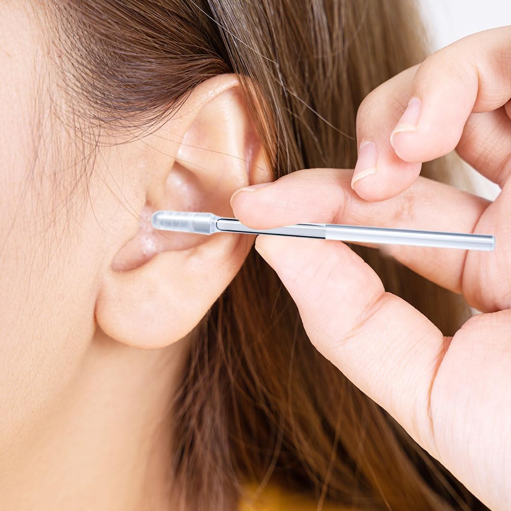 Reusable Sticky Ear Cleaning Stick - Upgraded Earwax Removal Swabs for Adults | Portable Travel Tool (Small, 1 Pc)