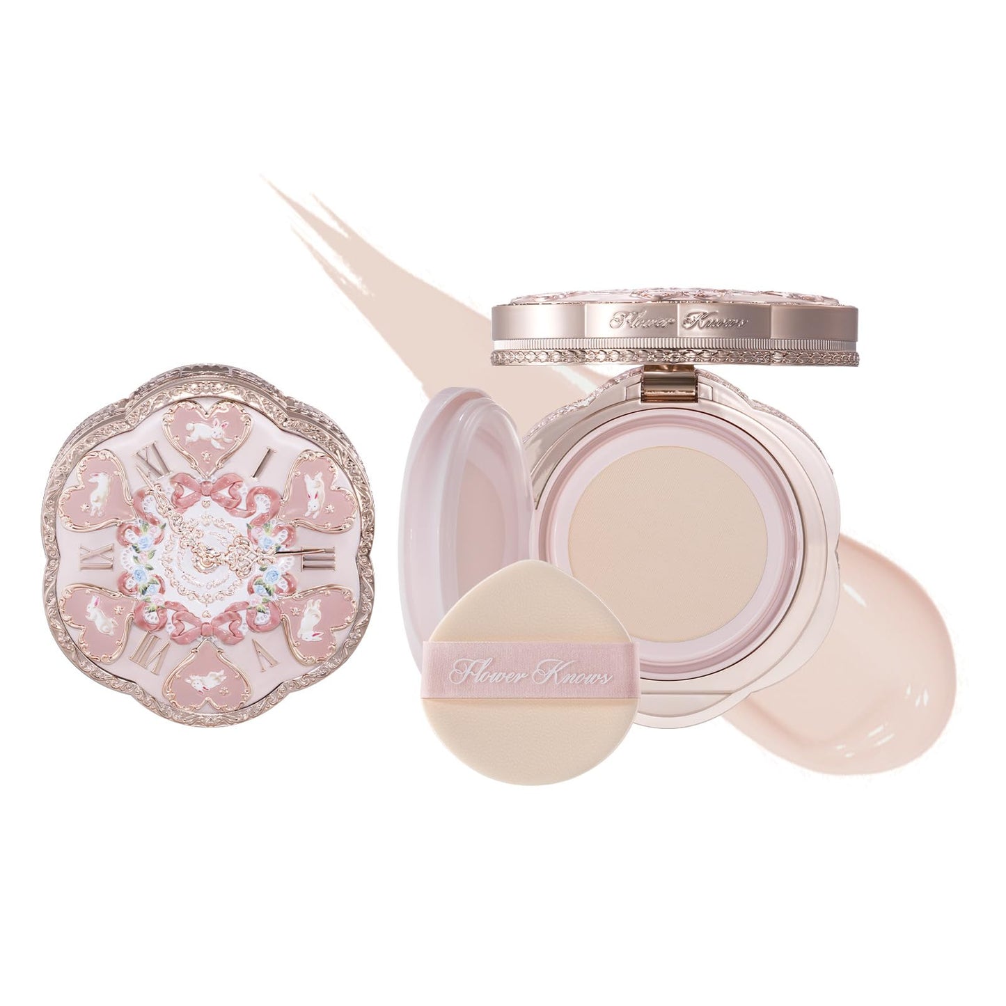 Flower Knows Bunny Garden Cushion Cream Foundation, Lightweight Formula