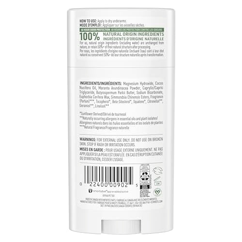 Schmidt's Vegan Deodorant Fresh Cucumber - 24-Hour Odor Protection