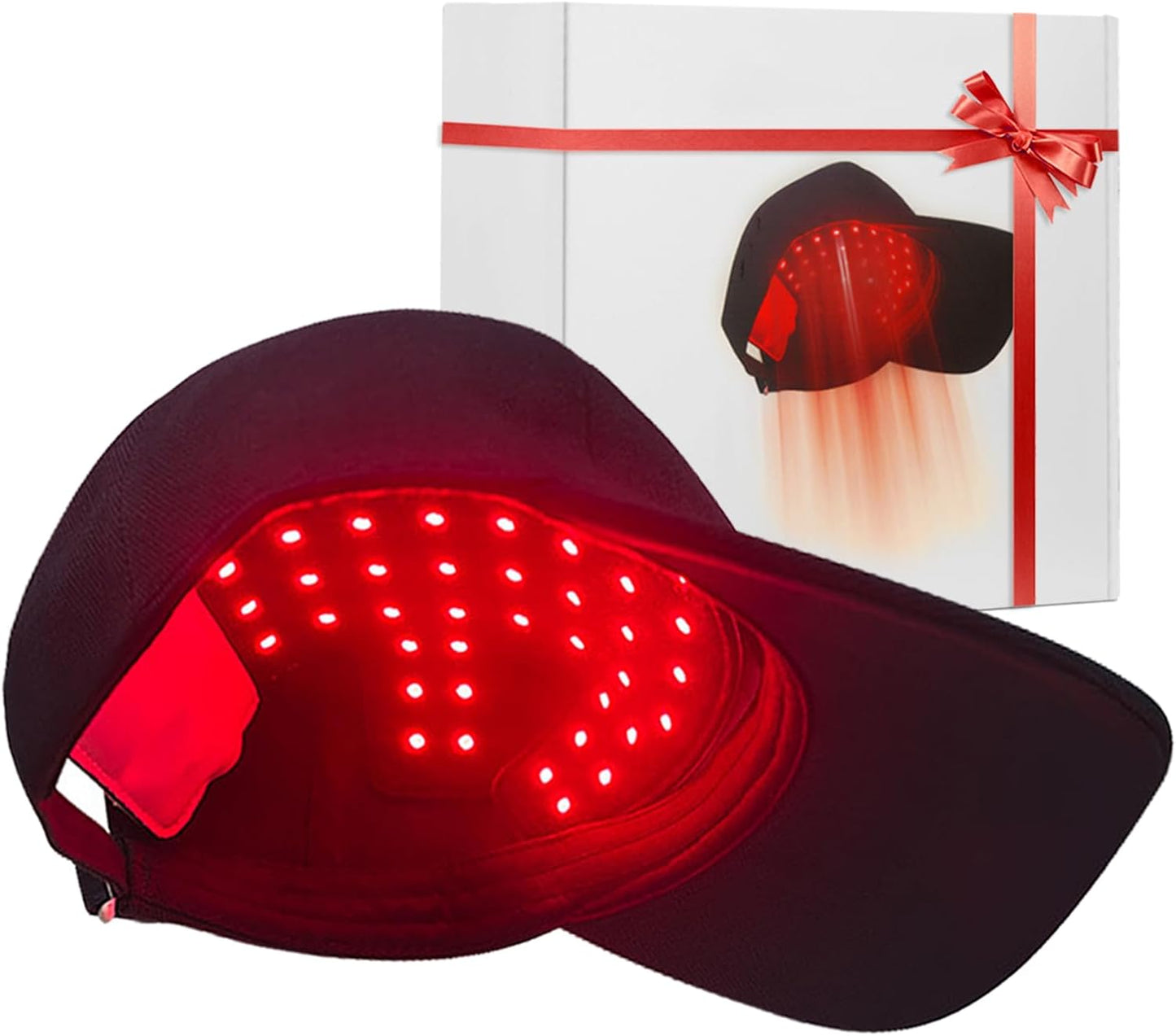 Laser Hair Growth Cap - Red Light Therapy for Hair Regrowth | Blue Light Hair Care to Reduce Hair Loss for Men & Women