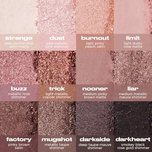 URBAN DECAY Naked 3, Soft Pink Neutral Eyeshadow Palette, Matte, Pearl, Metallic, Shimmer Finish, 12 Mauve Brown & Nude Eye Shadows, Natural Soft Glam Smokey Eye Makeup, Vegan, Cruelty-free