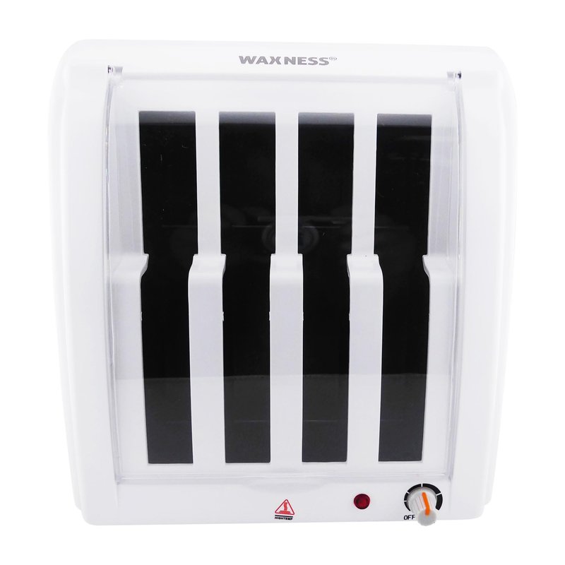 Waxness Cartridge Wax Warmer Kit – Professional Roll-On Heater with 4 Cartridges Included – Hair Removal Starter Set for Salon & Home Use