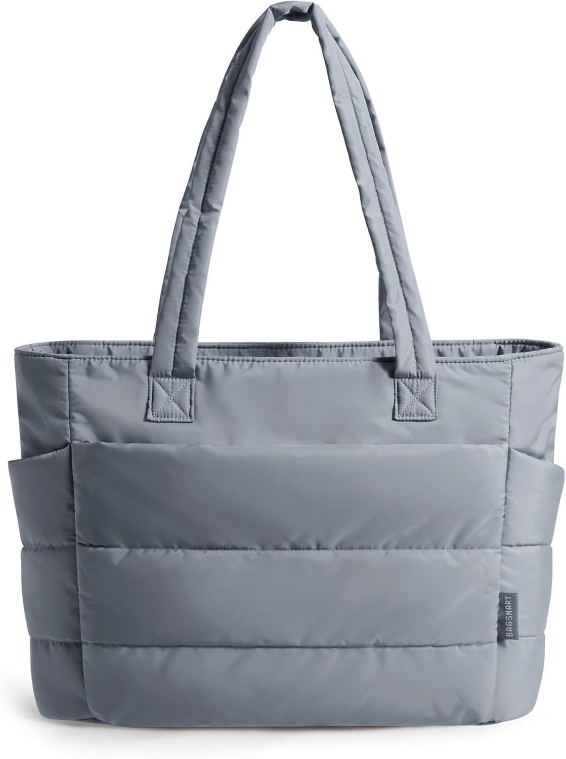 BAGSMART Tote Bag for Women - Lightweight Puffy Shoulder Bag with Compartments for Travel & Gym | Versatile Design
