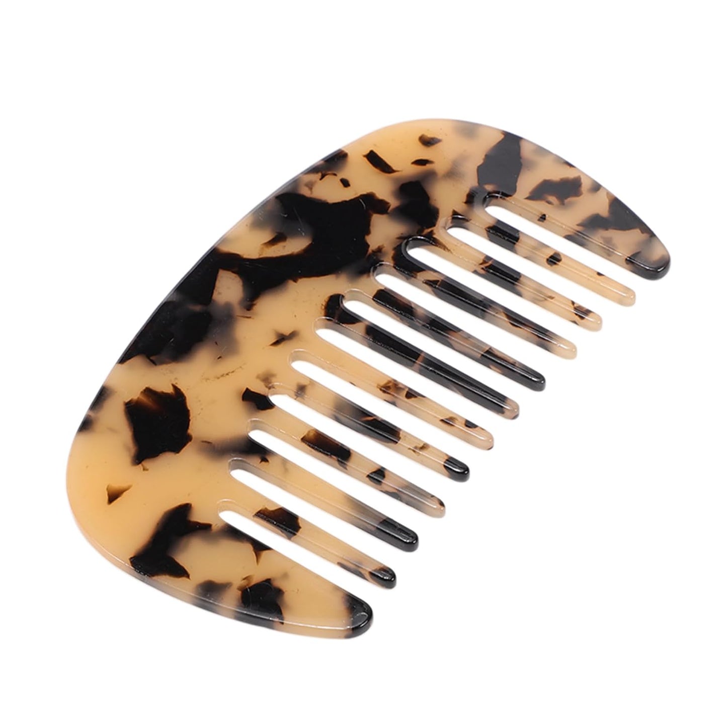 Wide Tooth Comb for Thick Curly Hair - Anti-Static Travel Comb | Emerald Green