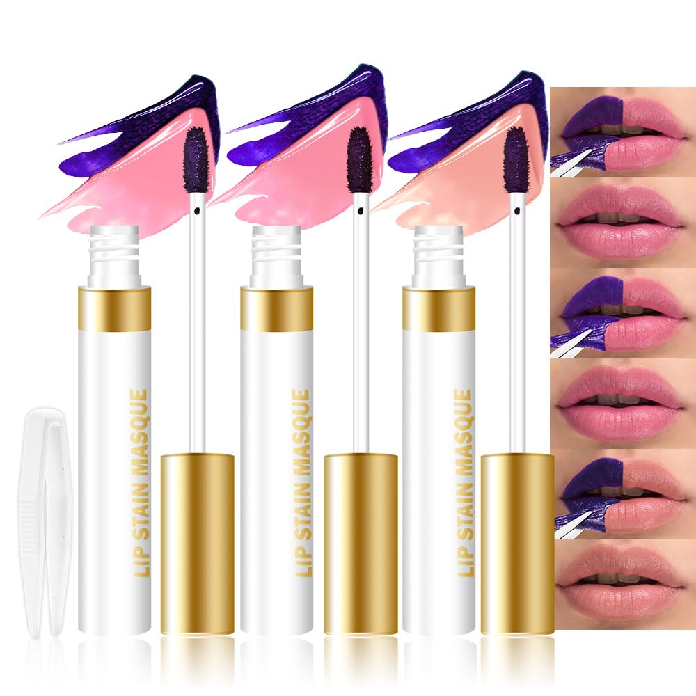 Peachy Rosee Peel Off Lip Stain Tints - Long Lasting Matte Lipstick | Waterproof, High Pigmented, 24-Hour Wear, 08