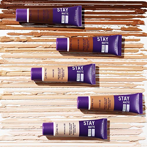 Rimmel Stay Matte Liquid Mousse Foundation - 201 Classic Beige, Oil-Free