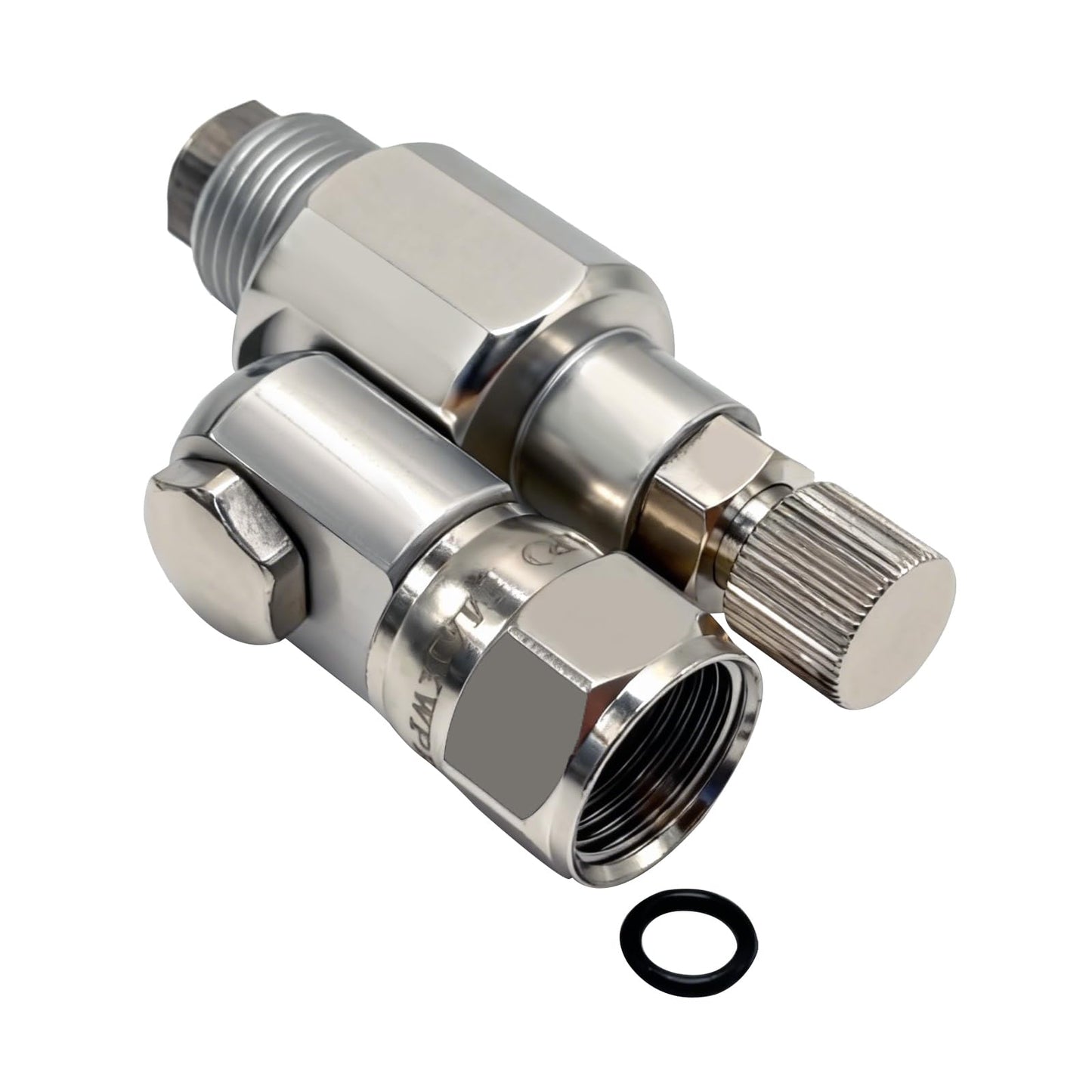 287030 CleanShot Shut-Off Valve Swivel Joint Fit for Graco Titan Wagner 7 8-Inch Threads Size Airless Paint Spray Guns Pole Extensions Anti-Spitting Valve Adapter Replace 287036 (Model 1)