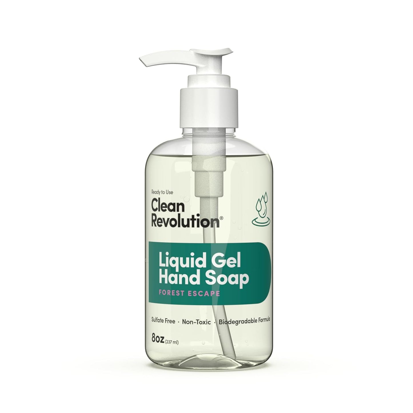 Liquid Gel Hand Soap - Natural Lavender Essential Oils | Silky Rich, Quick Lather, 128 Fl Oz