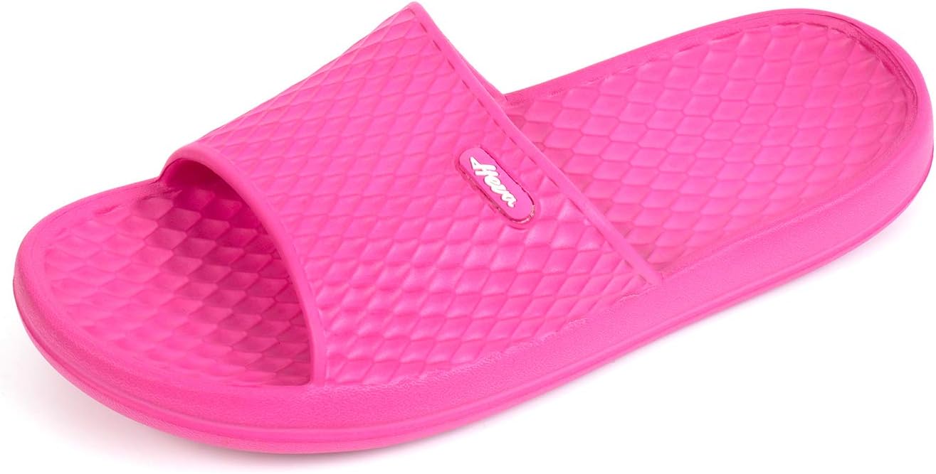 FunkyMonkey Women's Non-Slip Shower Slippers - Indoor & Beach Sandals | Comfortable & Stylish
