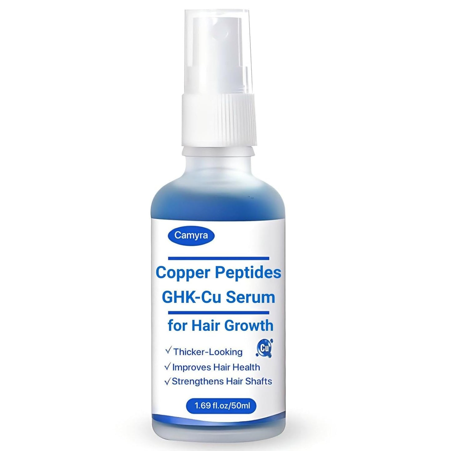 GHK-Cu Peptide Hair Serum - Copper Peptides for All Hair Types | Non-Greasy, Lightweight, 1.69 Fl Oz