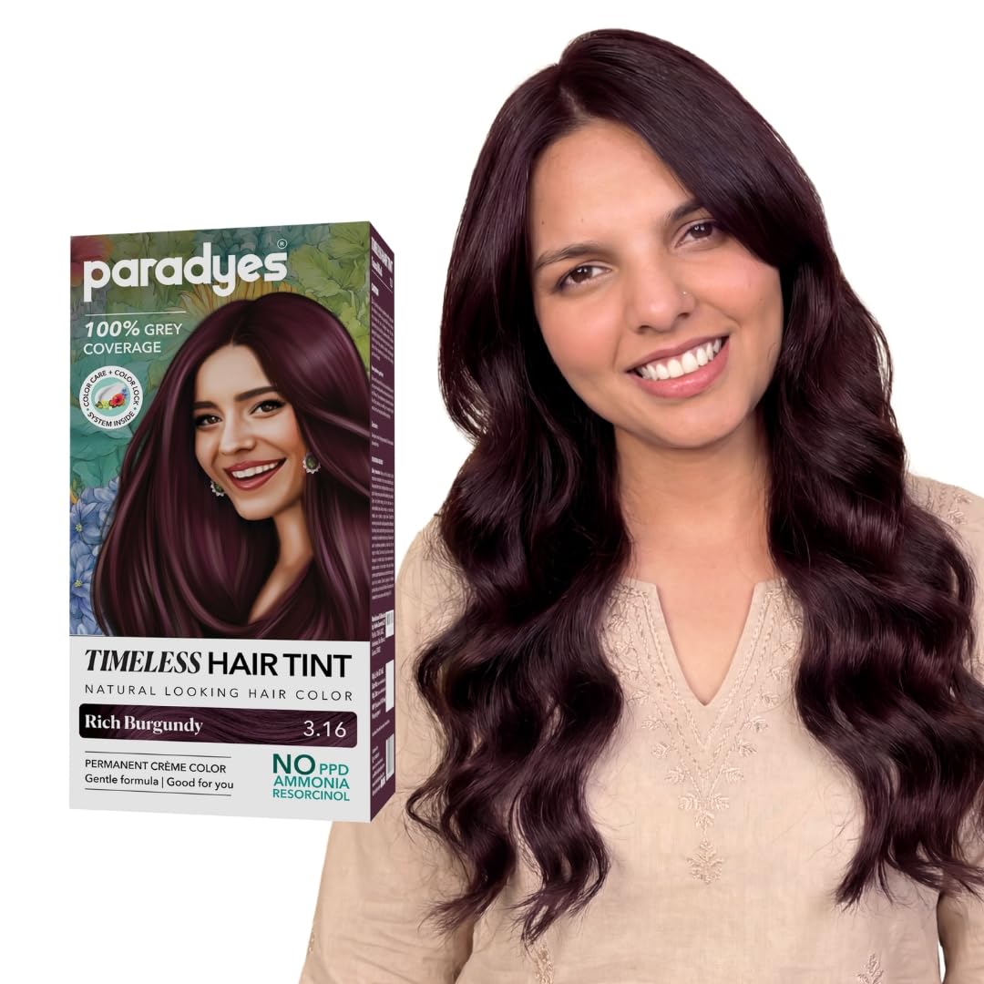 Mini Timeless Hair Tint - Permanent Creme Hair Color for Complete Grey Coverage | Natural Brown, 60g