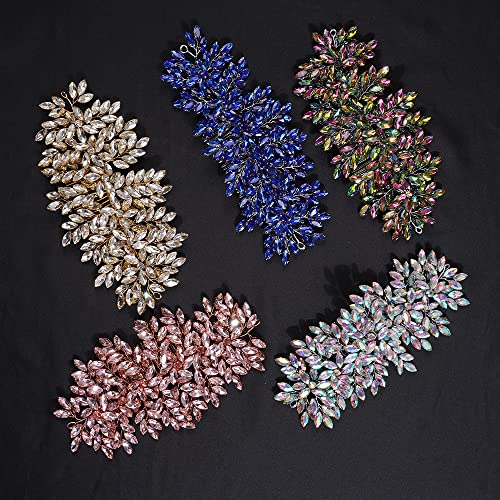 JWICOS AB Crystal Wedding Hair Comb for Women & Girls - Bridal Hair Accessory