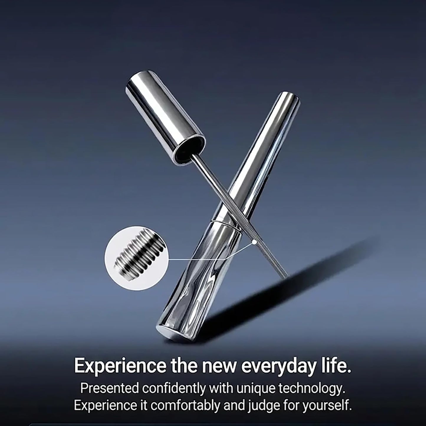 Quickstockup Mascara, Curling, Lengthening, and Long-lasting Mascara Tube, 2026 New Metal Wand Mascara, Waterproof Long-Lasting 3D Curling Eyelash