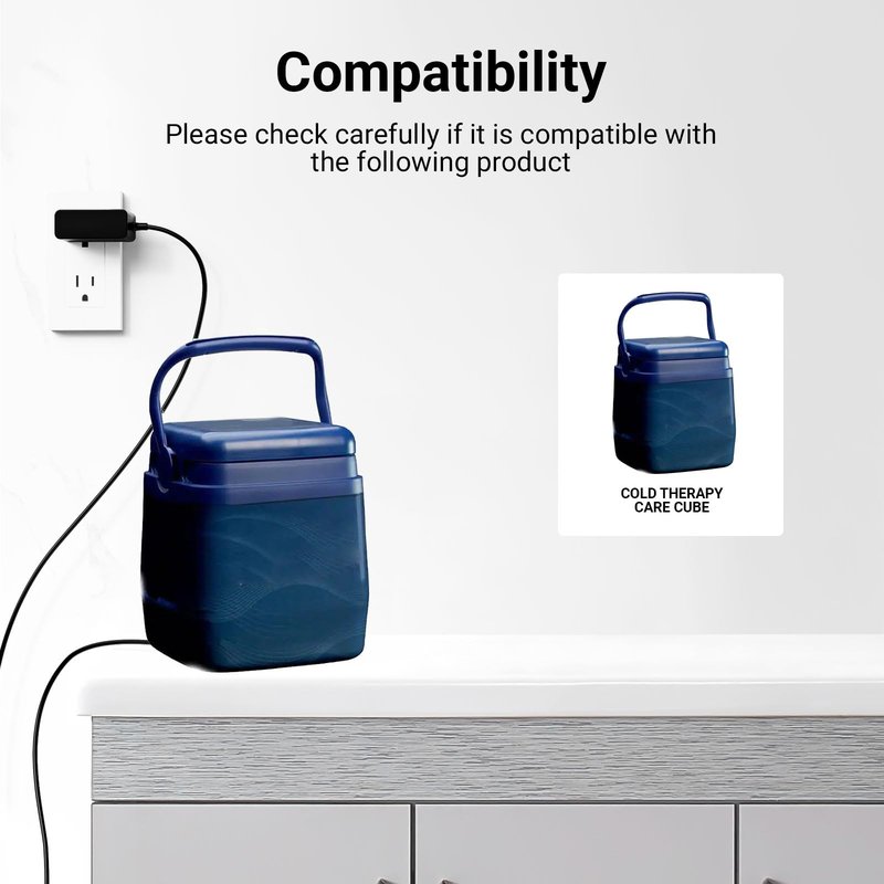 Charger for Breg Polar Care Cube Power Cord ReplacementPart 10698-6V Charger Accessories Compatible with Breg Polar Care Kodiak - Supply AC DC Adapter Class 2 Transformer