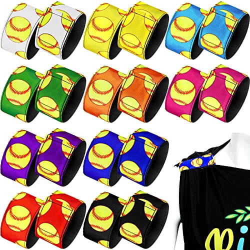 Yinder Softball Sleeve Holders - 10 Pair Sports Shirt Ties for Athletes