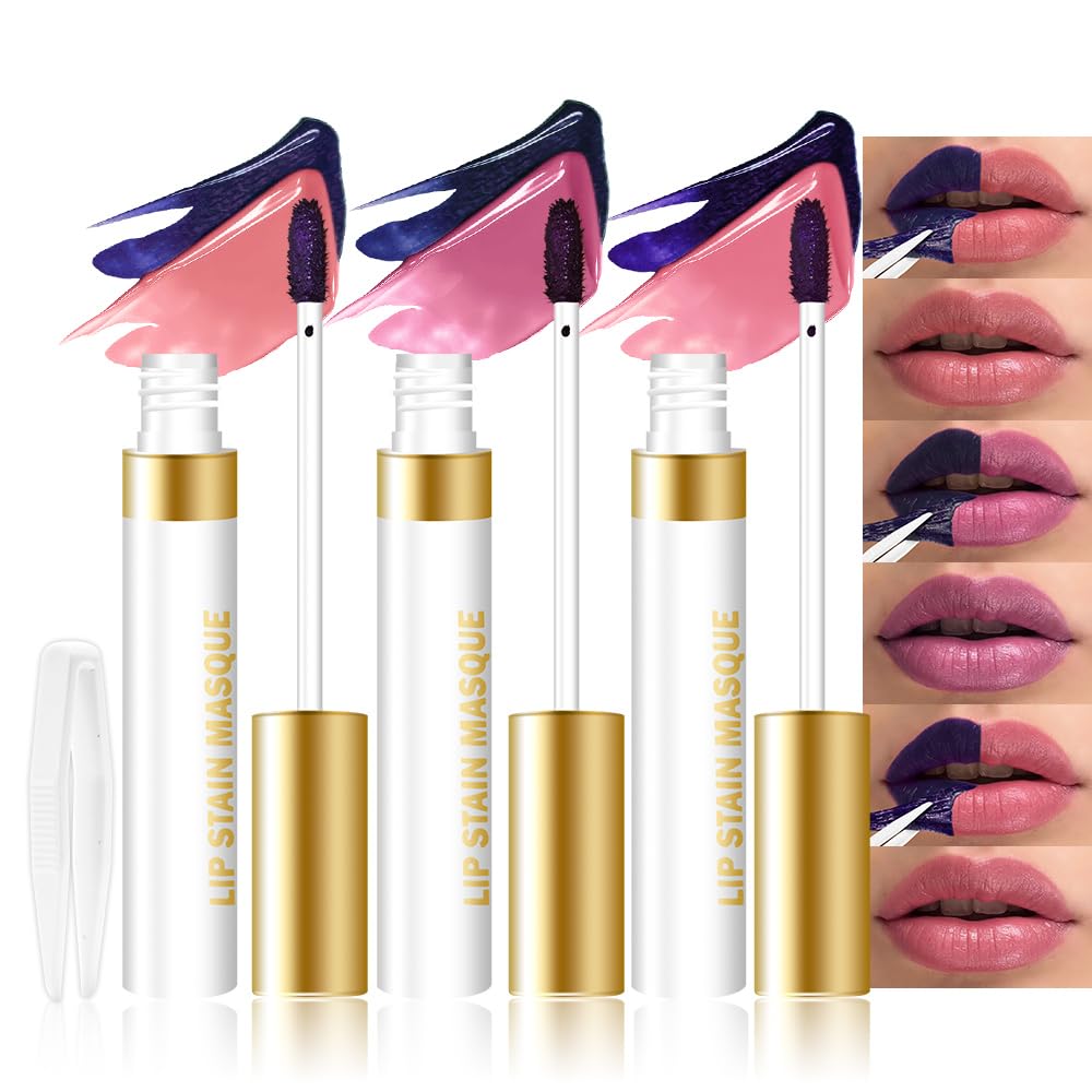 Peachy Rosee Peel Off Lip Stain Tints - Long Lasting Matte Lipstick | Waterproof, High Pigmented, 24-Hour Wear, 08
