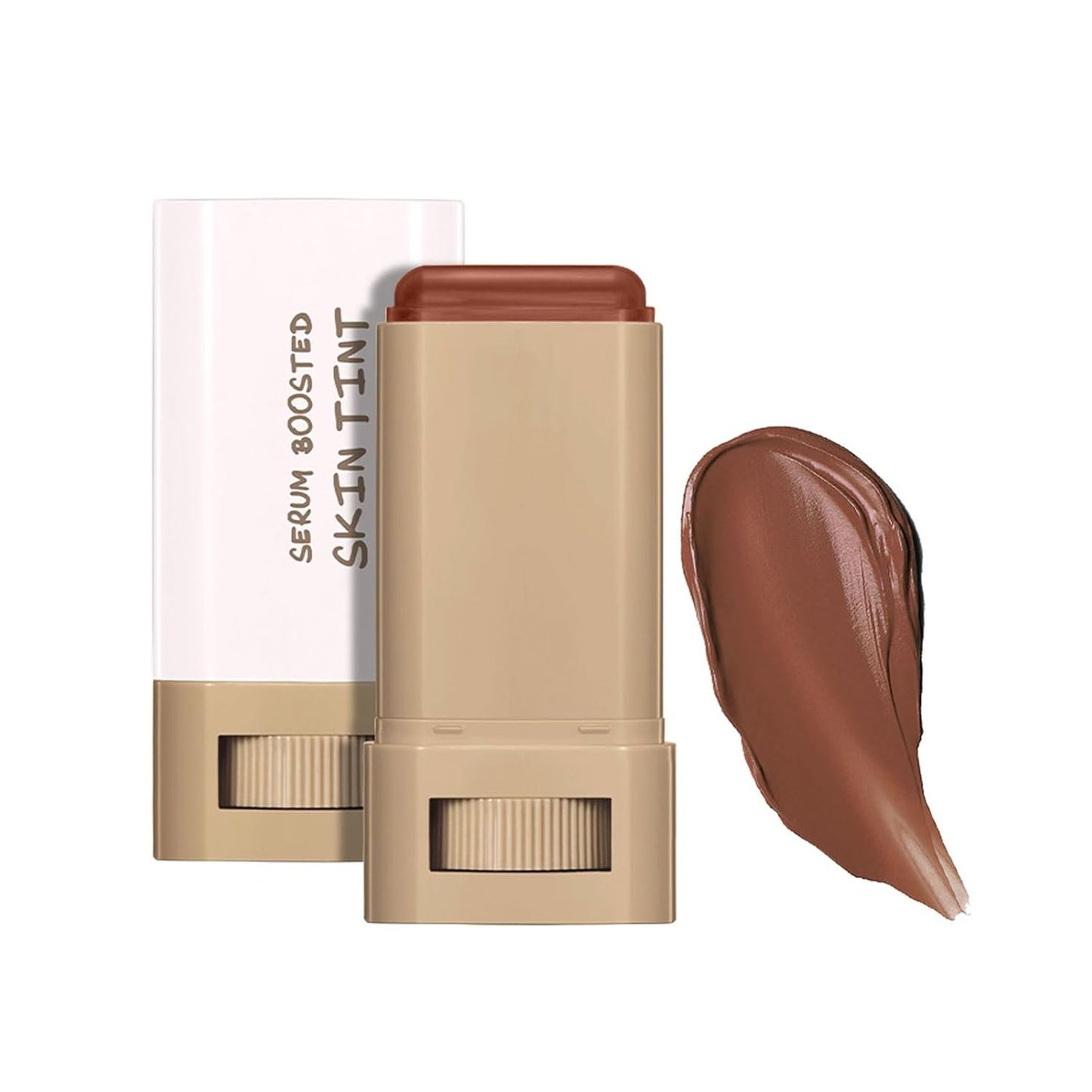 Beauty Balm Serum - Hydrating Tinted Moisturizer Stick for Natural Finish | Lightweight Buildable Foundation (01#)