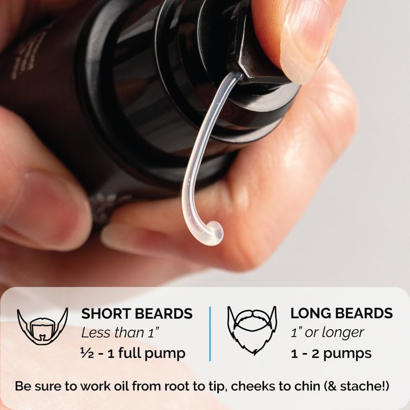 ZEUS Refined Beard Oil - Best Leave In Concentrated Moisturizing Softener & Conditioner for Facial Skin and Hair
