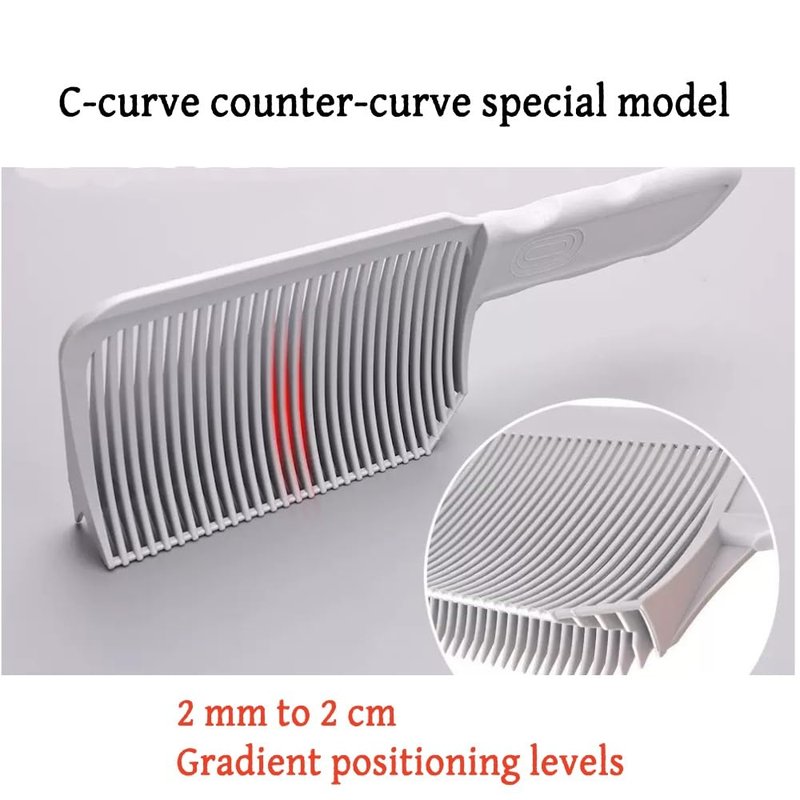 Stcyutdaa 2PCS Men's Fade Comb Set -Fade Comb & Texture Combs Professional Barber Comb for Men Perfect Barber Tool for Fading and Precision Haircuts at Home or Salon