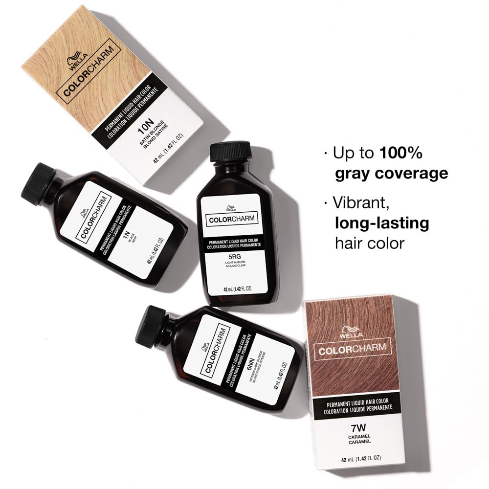 COLORCHARM Permanent Liquid Hair Color - Blonding Plus Additive for 100% Gray Coverage | 1.42 Fl Oz