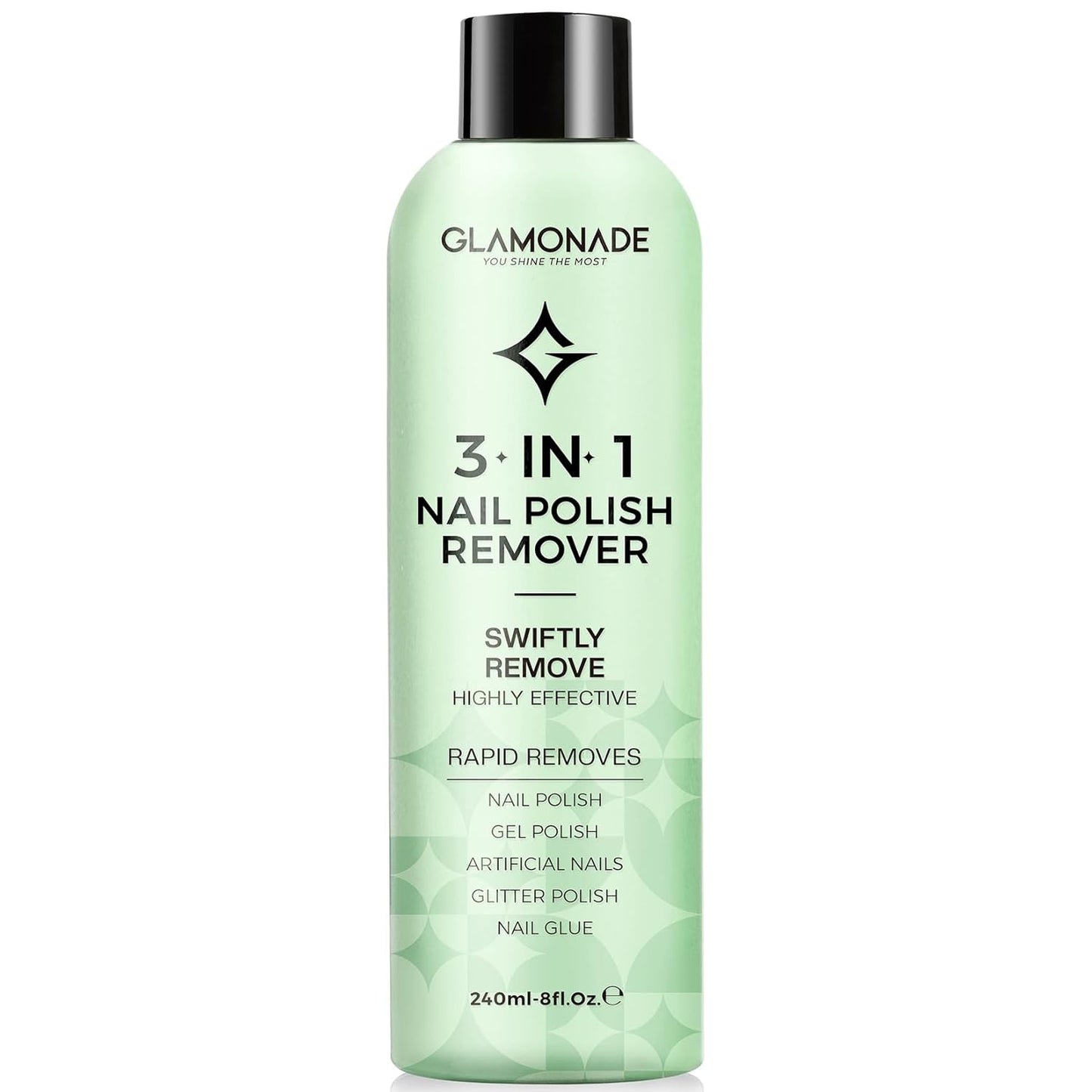 Acetone Nail Polish Remover - Professional Soak-Off Gel Formula with Aloe Vera & Essential Oils | 8 Fl. Oz.