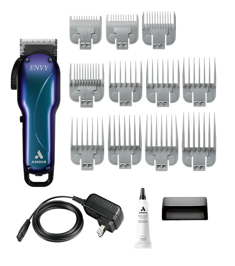 Andis 560968 Envy Li Cordless Clipper – Adjustable Blade, Zero Gap Precision, Limited Edition Galaxy, Professional Barber Performance