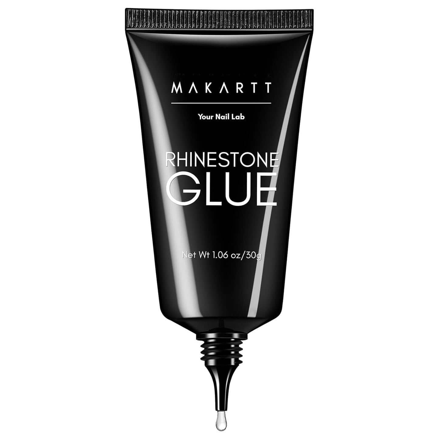 Nail Rhinestone Glue Gel - Super Strong Adhesive for Nail Art | 15ml Clear Gel with Brush Pen