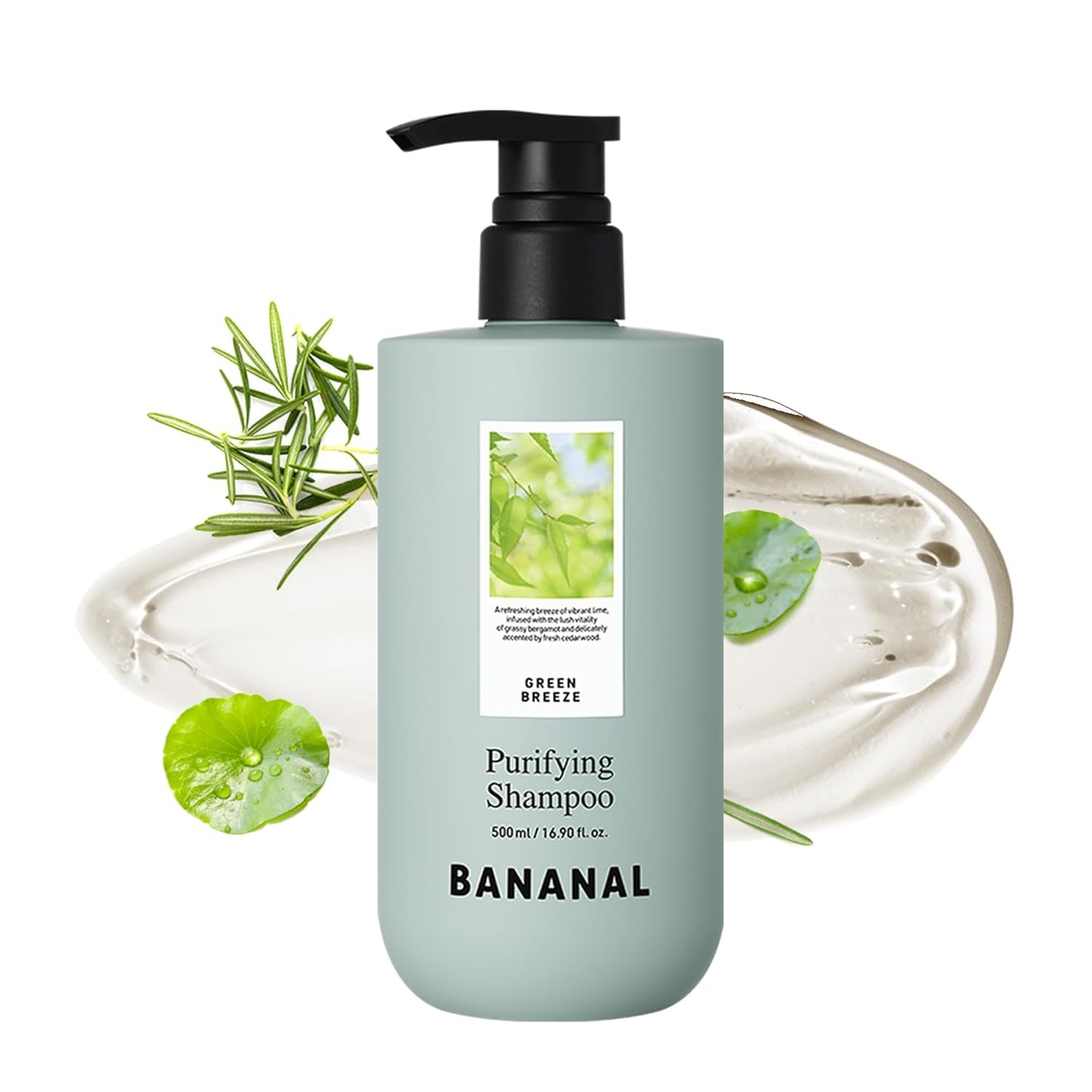 Rosemary Clarifying Scalp Shampoo - Deep Cleansing Hair Care with Menthol & CICA | 16.9 fl oz