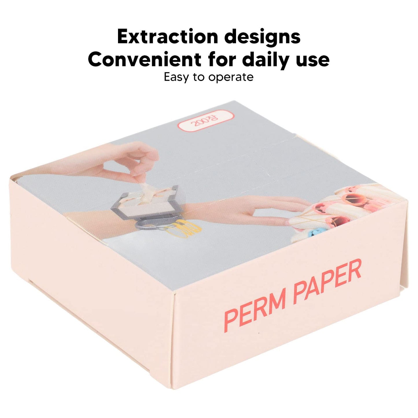 200 Sheet Hair Perm Paper Home Salon Perm End Papers Disposable Hairdr Perm Paper, Disposable Hairdressing Styling Curling Breathable Perming End Wraps 200 Pcs