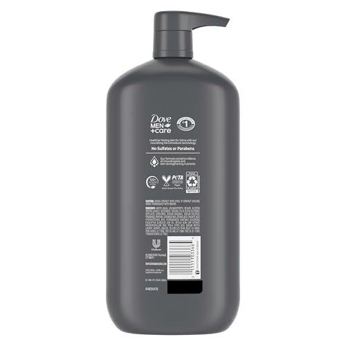 Dove Men+Care Body and Face Wash - Blue Eucalyptus + Birch, 30 oz