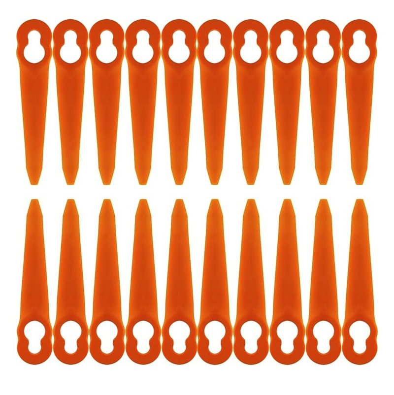 FourShow 100Pcs Replacement Plastic Blades Compatible with STIHL Polycut 2-2 Polycut 3-2 FSA 45 FSA 57 FSE 52 strimmer